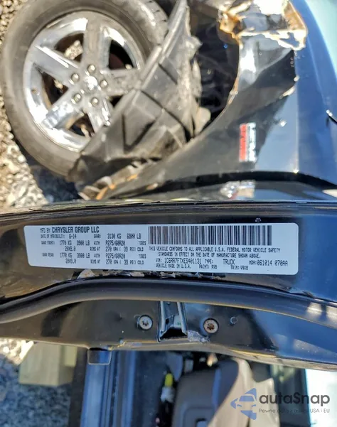 2014 Ram 1500 St z USA, uszkodzony, nr VIN 1C6RR7FTXES401131